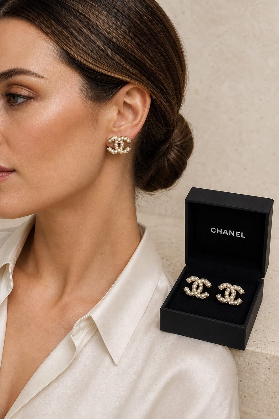 CHANEL Classic Parisian Earrings Style 32 | New with Box - Picture 9 of 9